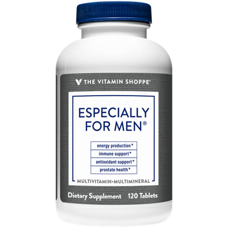 The Vitamin Shoppe Especially for Men Multivitamin bottle view