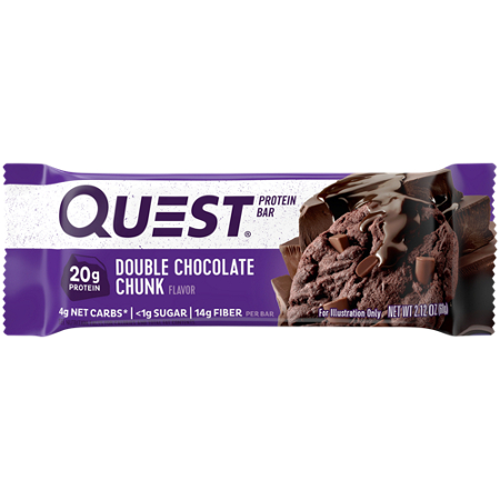 Quest Nutrition Double Chocolate Chunk Protein Bar view 4