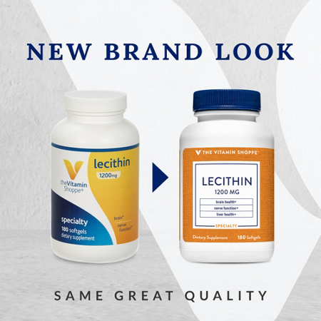 The Vitamin Shoppe Lecithin Softgels 1200 MG view 2