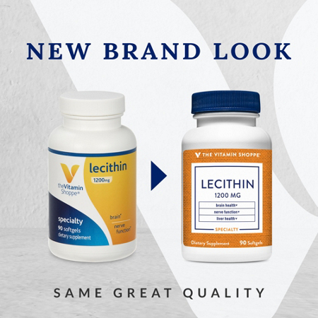 The Vitamin Shoppe Lecithin 1200 MG softgels view 2