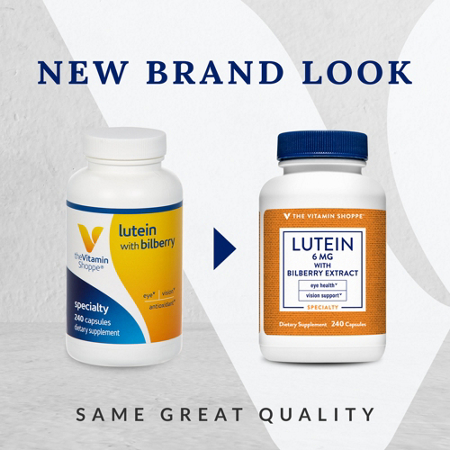 The Vitamin Shoppe Lutein with Bilberry capsules view 2