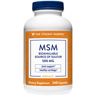 MSM - Joint Support & Healthy Cartilage - 500 MG (240 Capsules)