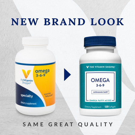 The Vitamin Shoppe Omega 3-6-9 Essential Fatty Acids softgels view 2