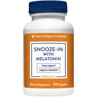 Snooze-In with Melatonin for Sleep & Relaxation (120 Capsules)