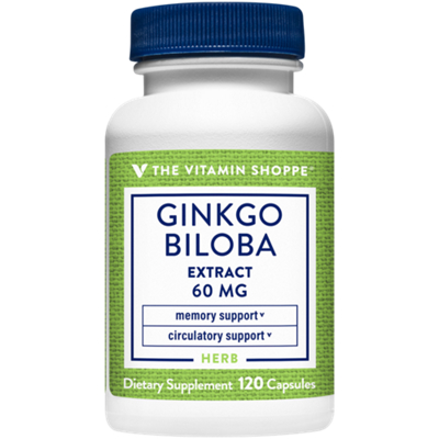 Ginkgo Biloba Extract - Cognitive Health, Memory, & Circulatory Support - 60 MG (120 Capsules)