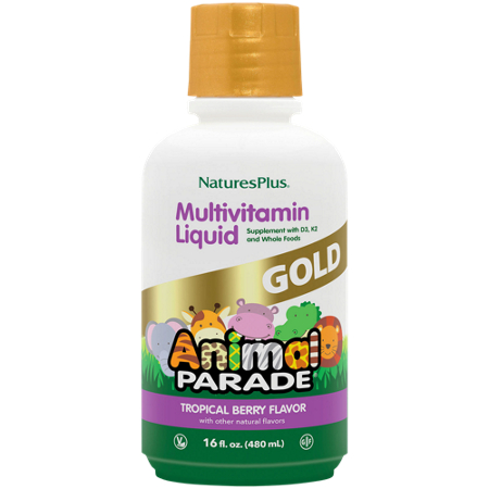 Natures Plus Animal Parade Gold Liquid Multivitamin bottle front