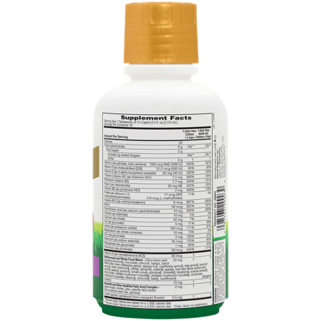 Label for Natures Plus Animal Parade Gold Kids Multivitamin