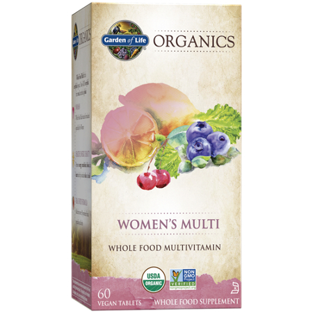 Garden of Life Organics Womens Multi Vegan Tablets box front