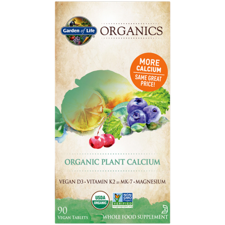 Garden of Life Organics Whole Food Plant Calcium Vegan Tablets alternate view 2