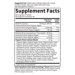 Supplement Facts label for Garden of Life Calcium