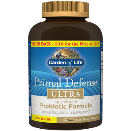 Garden of Life Primal Defense ULTRA Ultimate Probiotic Formula bottle front