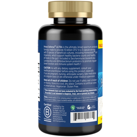 Primal Defense ULTRA Ultimate Probiotic Formula capsules 15 Billion CFU view 4