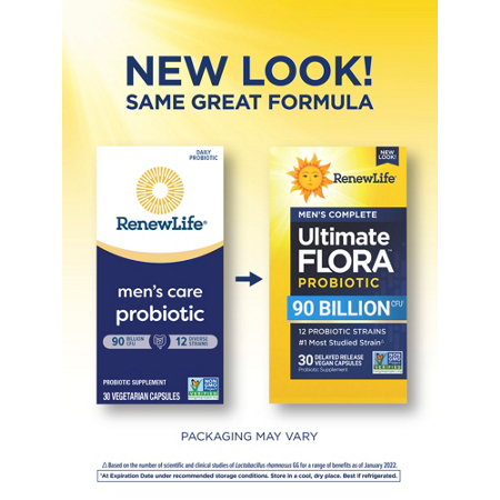 Renew Life Ultimate Flora Men's Complete Probiotic packaging view 2