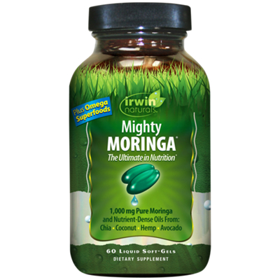 Mighty Moringa - 1,000mg Plus Omega Superfoods (60 Softgels)
