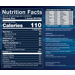 Supplement Facts label for BodyTech Whey Protein Isolate French Vanilla