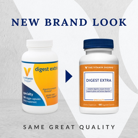The Vitamin Shoppe Digest Extra vegetarian capsules view 2