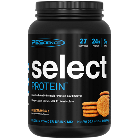 PEScience Select Protein Snickerdoodle jar front