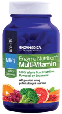 Enzyme Nutrition Whole Food Multivitamin for Men (120 Capsules) 