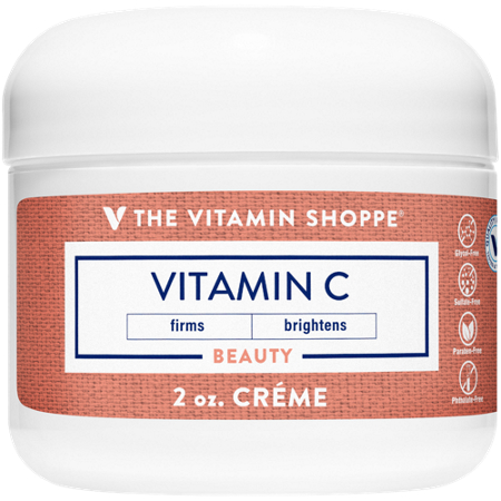 The Vitamin Shoppe Vitamin C Beauty Creme jar front