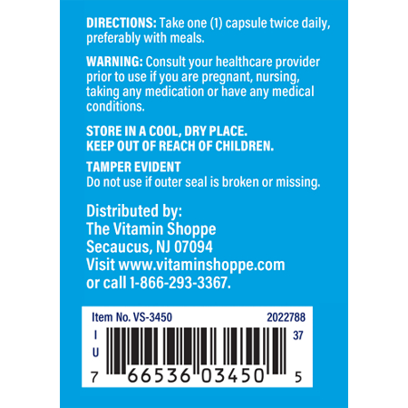 Directions for The Vitamin Shoppe Vitamin D3 and K2 2500 IU Supplement