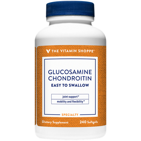 The Vitamin Shoppe Glucosamine Chondroitin Softgels 240 front