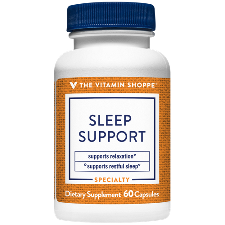 The Vitamin Shoppe Sleep Support capsules front