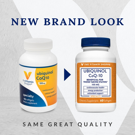 The Vitamin Shoppe Ubiquinol CoQ10 100 MG softgels view 2