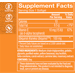 Ubiquinol CoQ10 Supplement Facts Label, 100 MG