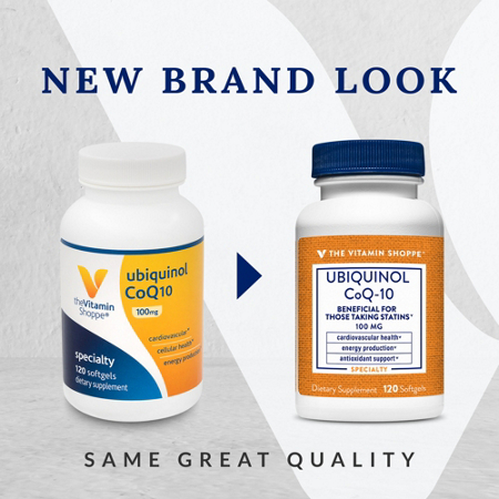 The Vitamin Shoppe Ubiquinol CoQ-10 100 MG softgels view 2