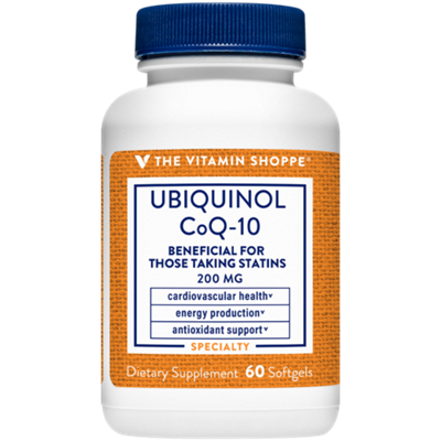 Ubiquinol CoQ-10- Helps Energy Production, Supports Cellular & Cardiovascular Health - 200 MG (60 Softgels)