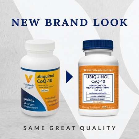 The Vitamin Shoppe Ubiquinol CoQ10 softgels 200 MG view 2