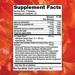 Supplement Facts label for Reserveage Nutrition Tres Beauty 3 capsules