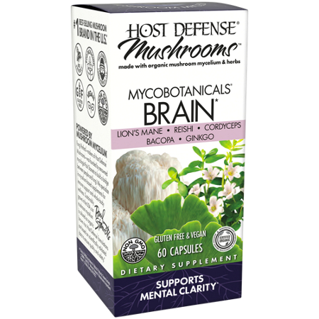Host Defense Mushrooms Myco Botanicals Brain box front