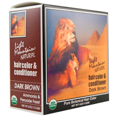 Pure Botanical Hair Color Conditioner Dark Brown Organic 4