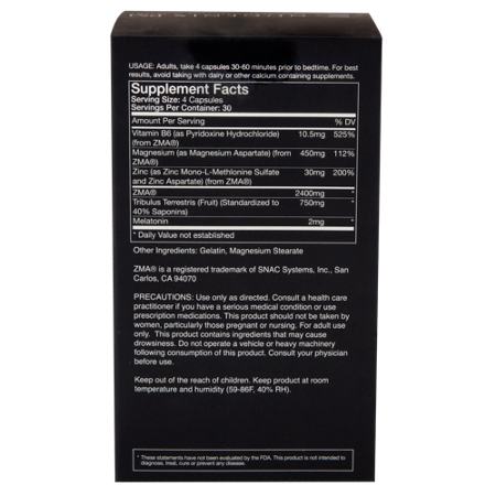 ZMA Testosterone Support PM - Nighttime Free Testosterone