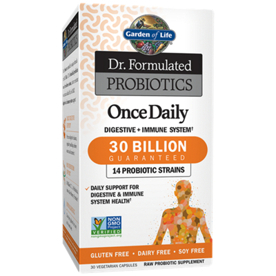 Once Daily Dr. Formulated Probiotics - 30 Billion CFU (30 Vegetarian Capsules)