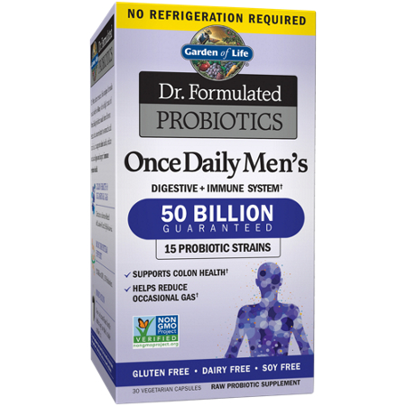 Garden of Life Once Daily Mens Probiotics box front