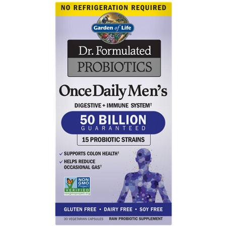 Garden of Life Once Daily Men's Dr Formulated Probiotics 50 Billion CFUs view 2