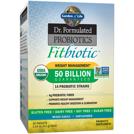 Dr Formulated Probiotics Organic Fitbiotic box front