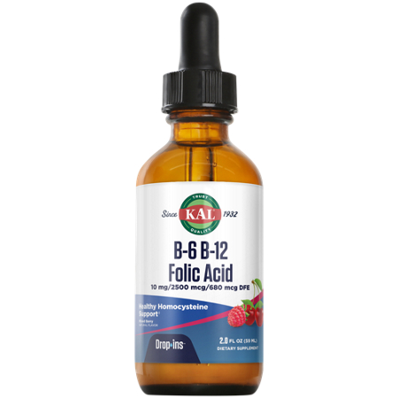 KAL B6 B12 Folic Acid Drops bottle front