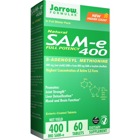 Jarrow Formulas SAM-e Mood and Brain Function box front
