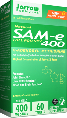 SAM-e - Mood & Brain Function - 400 MG (60 Tablets)