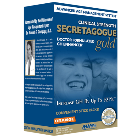 Clinical Strength Secretagogue Gold box front