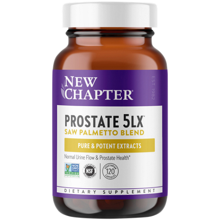 New Chapter Prostate 5 LX capsules bottle front