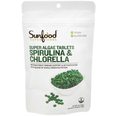 Super Algae Tablets Spirulina And Chlorella