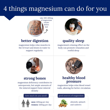 4 things magnesium can do for you text chart