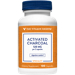 The Vitamin Shoppe Activated Charcoal capsules 520 MG bottle front