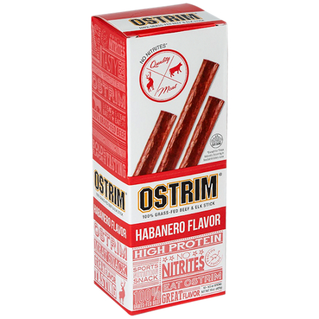 Ostrim High Protein Beef and Elk Snack Stick Habanero alternate view 2