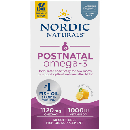 Nordic Naturals Postnatal Omega-3 softgels view 2