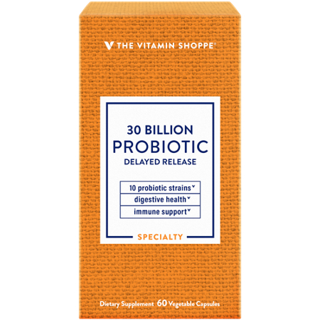 The Vitamin Shoppe Probiotic 30 Billion Delayed Release box view 4